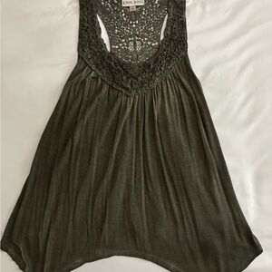 Knox Rose Asymmetrical Cut Out Tank Top Size M